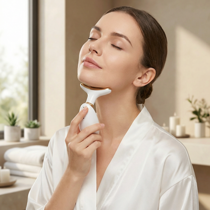 Masajador de cuello y papada con vibración