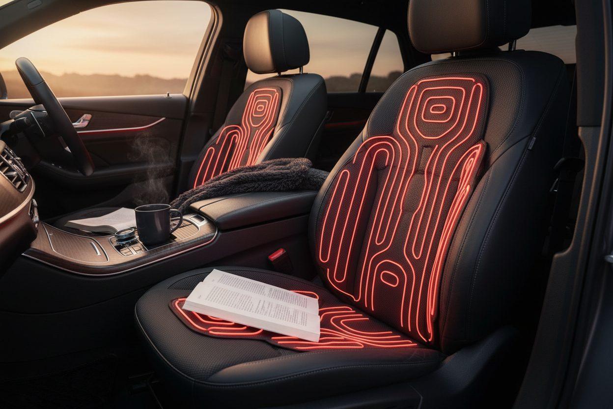 asiento de coche caliente